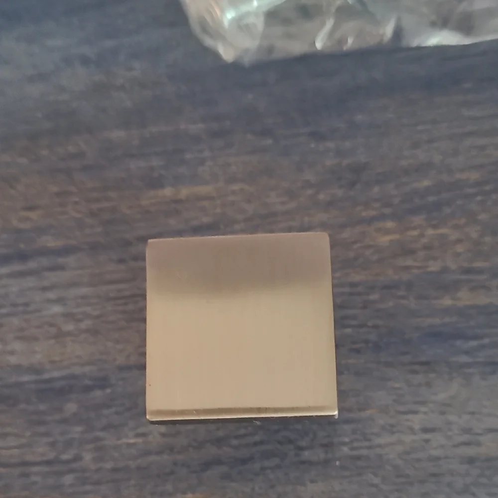 8 Knobs For Cabinets Or Drawers Brushed Nickel